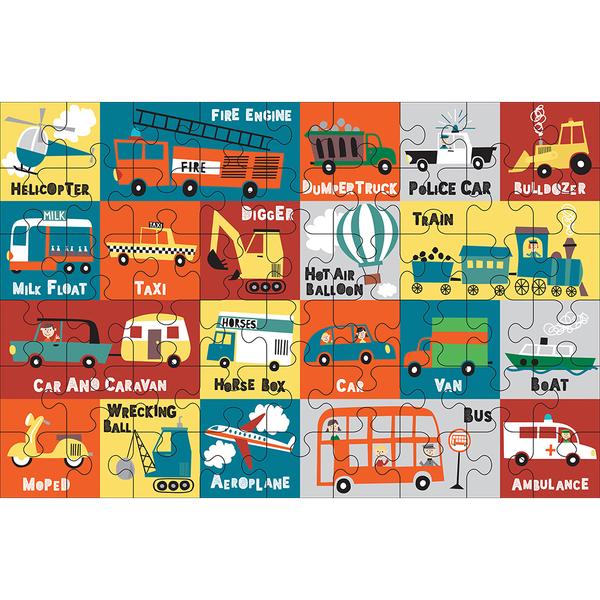 FLOSS & ROCK- PUZZLE TRANSPORTES 35P2440