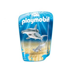 142-2834 PLAYMOBIL- TUBARAO MARTELO E BEBE 9065