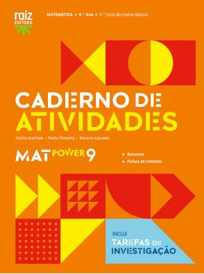 9789897445699 FICHAS MATPOWER 9ºANO MATEMATICA RAIZ