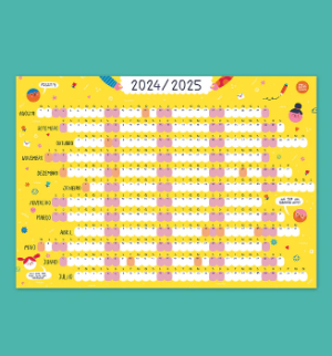 143-1243 THE HAPPY GANG-CALENDARIO ESCOLAR ANUAL THG61