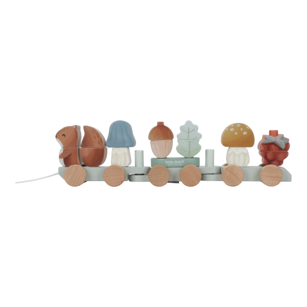 LITTLE DUTCH- COMBOIO DE EMPILHAR ESQUILO FOREST LD7235