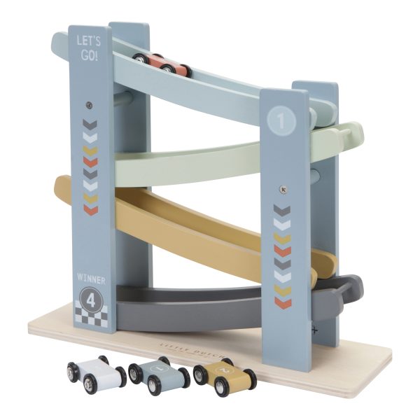 LITTLE DUTCH- RAMPA RACER CARS BLUE LD7008
