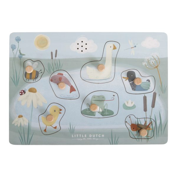 LITTLE DUTCH- PUZZLE SONORO LITTLE GOOSE LD4763