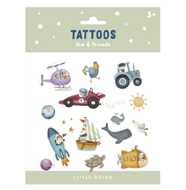 LITTLE DUTCH- TATUAGENS JIM & FRIENDS 370138