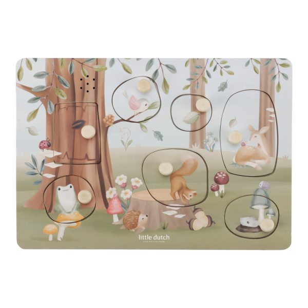 LITTLE DUTCH- PUZZLE DE SONS FOREST FRIENDS LD7240