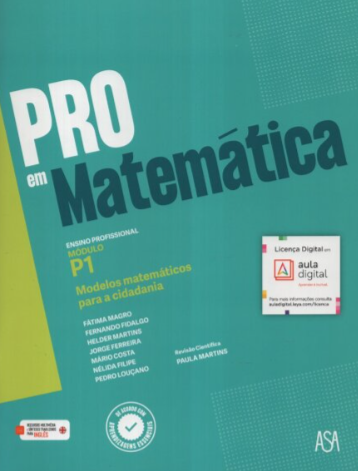 PRO EM MATEMATICA P1 P2 OP1 OP4 OP5 OP6 OP8 OP9