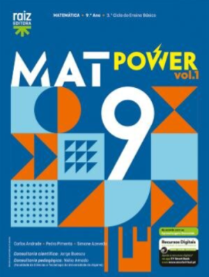 9789897445675 MATPOWER 9ºANO MATEMATICA RAIZ