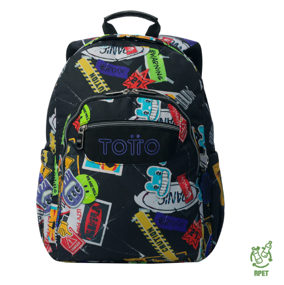 TOTTO-MOCHILA ACUARELES N8C5