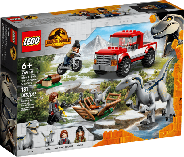 LEGO 76946 CAPTURA DOS VELOCIRAPTORES BLUE E BETA